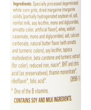 Quaker Instant Grits Butter Flavor Breakfast Cereal 1.48oz (12 Pack) - Butter Flavored Cups - Buy Online on GoSupps.com