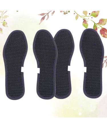 EXCEART 2 Pairs Bamboo Charcoal Odor Control Shoe Insoles - Size 40 Black 24x5cm - Buy Online on GoSupps.com