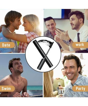 Buy Waterproof Eyebrow Color for Men - 0.3oz Eyebrow Tinting Pen - Durable & Wipe-Resistant Beard Dye in Cypress Black - Buy Online on GoSupps.com