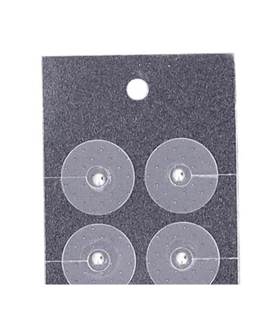 Buy Silver Plated Ear Press Seeds - 100 Pieces with Transparent Tape for Body Wellness | International Shipping - Buy Online on GoSupps.com