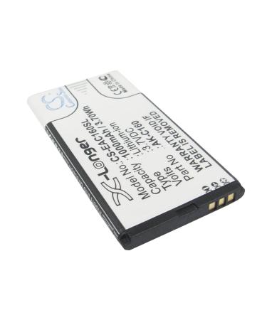 PRUVA Battery Compatible with Emporia C160 C160_001_RD C160-001 ECO P/N: AK-C160 AK-C160(V1.0) 1000mAh