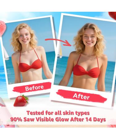 2 Pack Tanning Gummies - Sugar Free Daily Tanning Gummies for Woman & Men, Self Tanning Melanin Supplements with Lycopene & Astaxanthin for Skin Health, Strawberries Flavor, 120 Count 60 Count (Pack of 2) - Buy Online on GoSupps.com