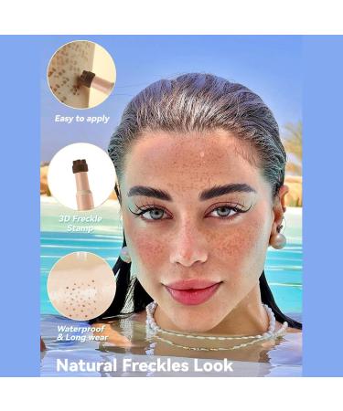 Freckles Stamp Pen Freckles Stamp Waterproof Long Lasting Freckles Pen Natural Freckles Makeup for Women Makeup Hersil - Buy Online on GoSupps.com