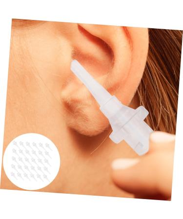 CONGARTENO 30Pcs Ear Washer Nozzles Replacement Tips for Earwax Cleaner Bottle White PP Material Ear Irrigator Accessories for Safe and Earwax Removal - Buy Online on GoSupps.com
