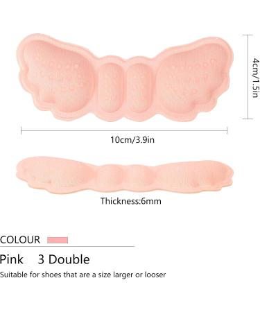 3 Pairs Heel Pads for Shoes - Comfort Inserts to Reduce Blisters & Slippage for Men & Women - Pink High Heel Support - Buy Online on GoSupps.com