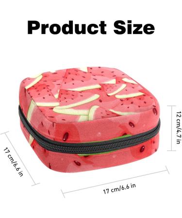 Women's Bonds Storage Pockets Stillpad Watermelon Portable Period Kit Bag | Feminine Product Organizer for Girls - Buy Online on GoSupps.com