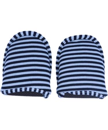 Keenso Slippers | Foldable Reusable Soft Cotton Indoor Slippers for Men - Blue Stripes - Ideal for Comfort & Travel - Buy Online on GoSupps.com