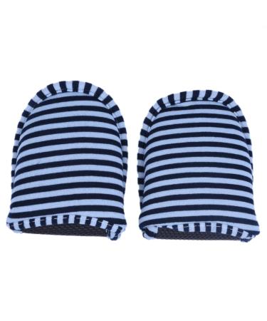 Keenso Reisen foldable slippers indoor slippers portable reusable soft cotton slipproof slippers for travel hotel plane house for men blue stripes