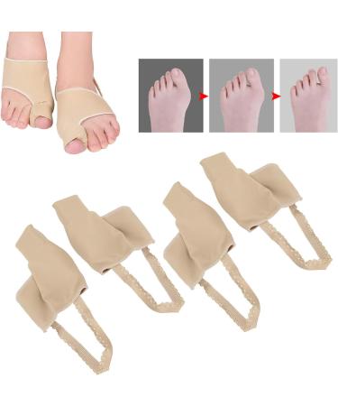 Yinhing Bunion Corrector 2 Pairs - Hallux Valgus Toe Straightener for Foot Care - Reusable & Washable Medium Size - Buy Online on GoSupps.com