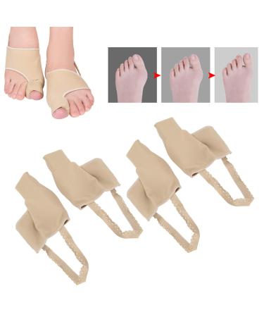 2 Pairs Bunion Corrector for Women and Men Big Toe Separator Toe Straightener Foot Care Correction Tool for Bunion Relief (L)