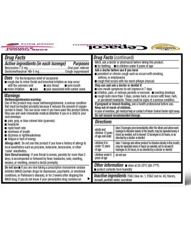 Cepacol Extra Strength Mixed Berry Lozenges - Fast Acting Sore Throat Relief (16 Count) - Buy Online on GoSupps.com