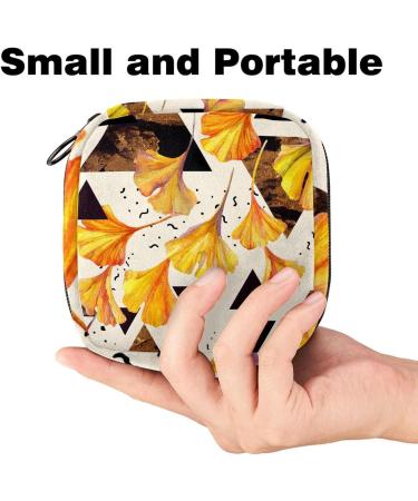 Autumn Leaf Women's Bandage Storage Bag | Portable Menstrual Cup & Breastfeeding Pad Holder for Teens - Buy Online on GoSupps.com