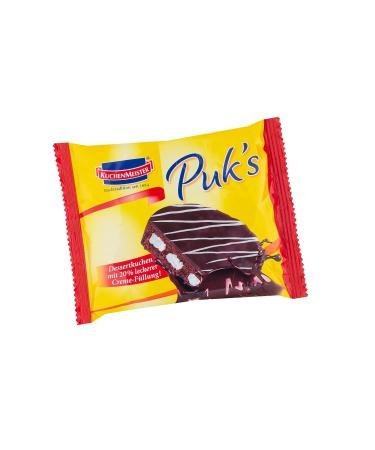 Buy Cake Master Puks Dessert Cake 18-Pack | 62g Mini Cakes with Cream Filling Airy & Delicious - Buy Online on GoSupps.com