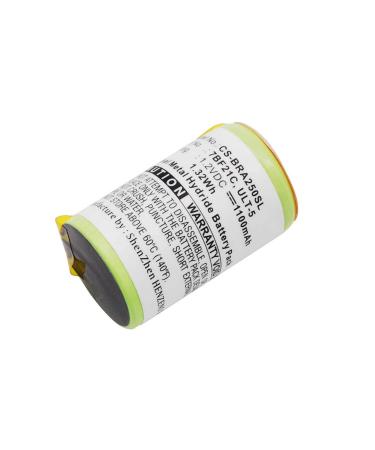 JRINK Replacement for Battery Braun 7BF21C ULT-5 ULT-7 ULT-9 2500 2501 2505 2515 3000 3510 3512 3525 3550 5556 5563 5564 5567 5569 Razor 7