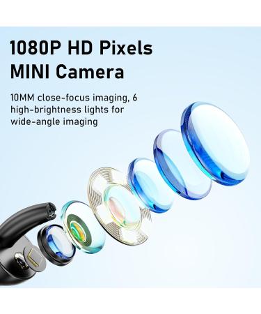 Oral Irrigator Visual Water Flosser C2 with 10MP Camera - 2 Modes 12 Gears IPX7 Waterproof Portable 350ML Water Tank for Effective Teeth Cleaning - Buy Online on GoSupps.com