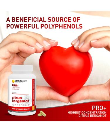 BergaMet Citrus Bergamot SuperFruit PRO+ Supplement 200:1 Extract 1350mg 80% Polyphenols Olive Leaf Extract 47% BPF World's Strongest 90 Capsules Backed by Clinical Studies Made in The USA 90 Count (Pack of 1) - Buy Online on GoSupps.com