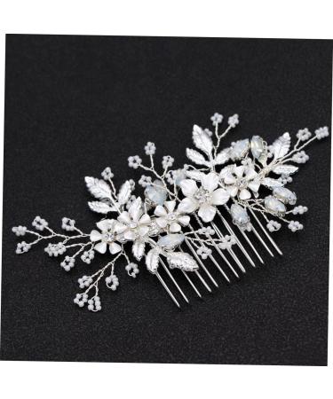 Angoily Tiara Combs Comb for Bridal Wedding Hair Comb Rhinestone Comb Rhinestone Hair Comb Crystal Hair Comb Rhinestones Millet Beads Bride - Buy Online on GoSupps.com