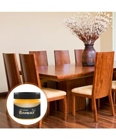 Beeswax for Furniture Restoration | Beeswax Furniture Polish| Multipurpose Beeswax for Home Furniture Care Traditional Wood Seasoning for Floor Tables Cabinets/ - Buy Online on GoSupps.com