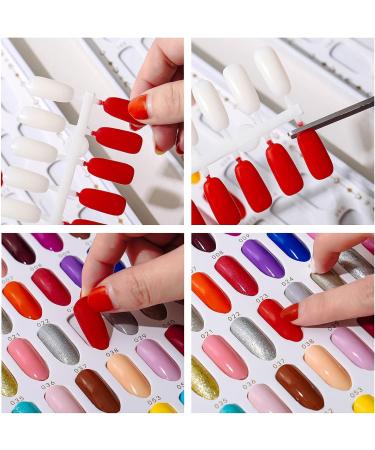BNG Nail Display Book - 120 Color Professional Gel Polish Chart in Black Leather - Buy Online on GoSupps.com