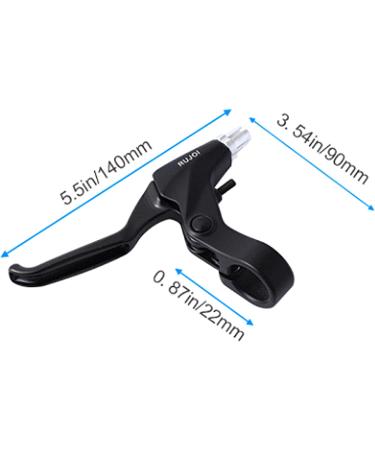 RUJOI Bike Brake Lever Set - Aluminum Alloy Handle with Brake Cable Wire for Mountain, Road, Folding Bikes - Buy Online on GoSupps.com