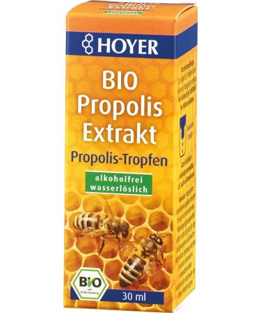 Hoyer Organic Alcohol-Free Propolis Extract - 2 x 30 ml (Pack of 2) | Buy Premium Quality Natural Supplement - Buy Online on GoSupps.com