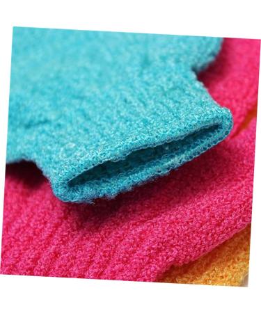 minkissy Pair Shower Gloves Exfoliating Gloves Bath Gloves Five Fingers - Buy Online on GoSupps.com