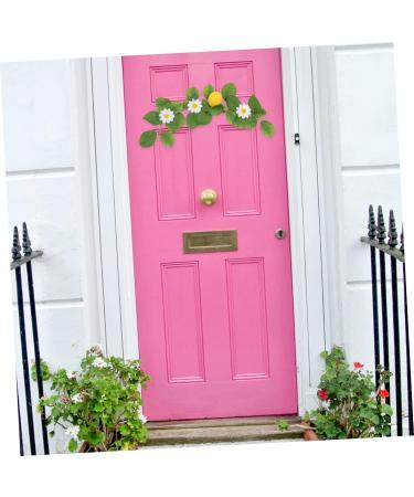 Zerodeko 10 Pcs Simulation Lemon Pendant Decor for Home Artificial Eucalyptus Leaves Wall Hooks Decorative Artificial Vines Flower Plants Faux Plants Plastic Pomegranate Fruit Household Yellowx5pcs 38x10cmx5pcs - Buy Online on GoSupps.com