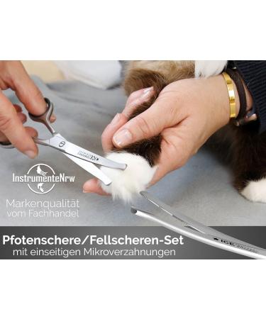 4-Piece Dog Grooming Scissors Set - Straight & Curved Hair Shears for Professional Pet Care - Buy Online on GoSupps.com