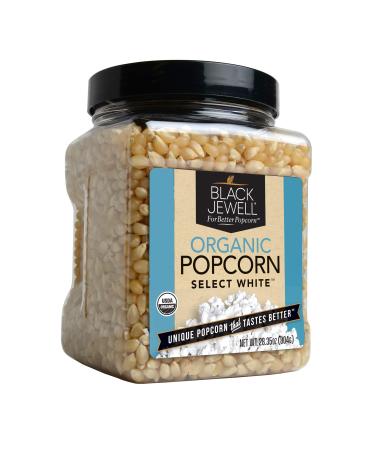 Black Jewell Organic Popcorn, Organic Select White, 28.35oz (Pack of 1)