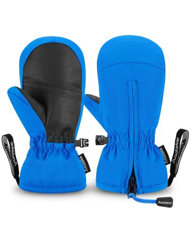 Andake Children's Gloves Warm Winter Gloves Waterproof Windproof Gloves for Skiing Playing Outdoor Activities Boys and Girls Blue XXXS (Determination of the size of the hand) - Buy Online on GoSupps.com