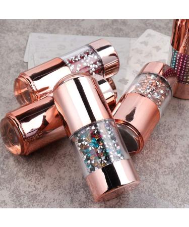 FRCOLOR 4Pcs Nail Art Stamper Set | Colorful Rhinestone & Jelly Clear Nail Art Tools for Perfect Manicure - Buy Online on GoSupps.com