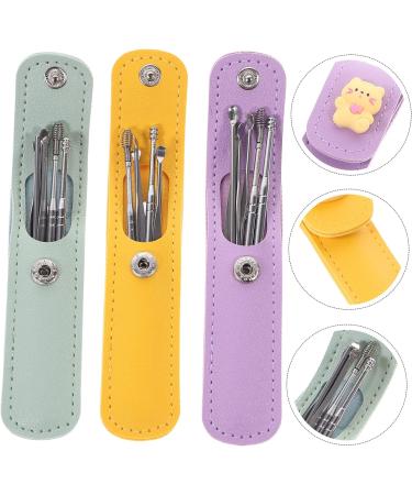 DOITOOL 15 Sets Cute Cleaners Massage of Cartoon Kit Steel Picking Home Earwax Storage Cleaning Portable Cleaner Pick with Ear Spoon Tool Cleansing Travel Small Picker Stainless Tools - Buy Online on GoSupps.com
