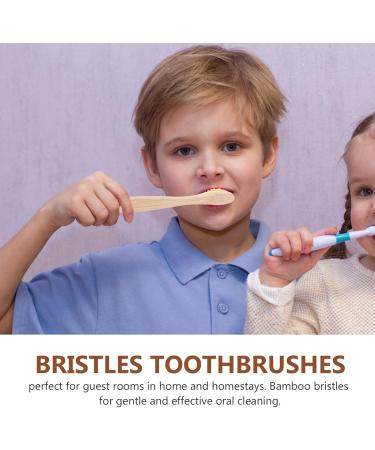 Lalafina 10th Travel Toothbrush | Eco-Friendly Bamboo Portable Soft Toothbrush for Women & Kids | Small Head Design for Easy Packing | Hand-Painted Spray Colors - Buy Online on GoSupps.com