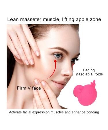 Silicone Jaw Exerciser for Face Slimming & Neck Toning - Rose Red Fawn - Buy Online on GoSupps.com