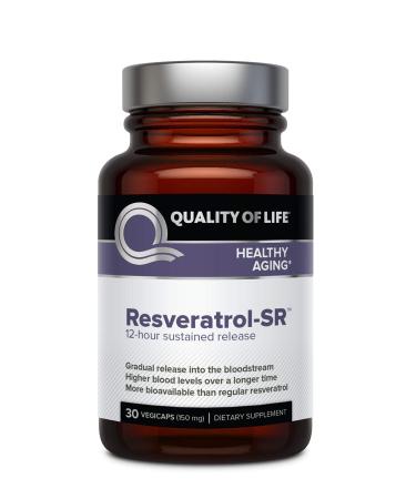 Quality of Life Labs Resveratrol-SR 150 mg 30 Vegicaps