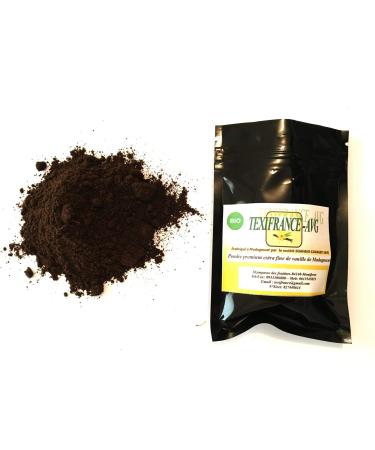Madagascar bourbon Vanilla -Premium Organic Powder -60 Grams- 100% from Dried pods -Quality Extra