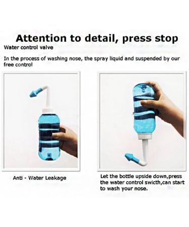 Vigor Laser Nose Wash System Nasal Rinsing Neti Pot Sinus Adults Children Allergies Relief Rinse Neti 500mL Medium - Buy Online on GoSupps.com