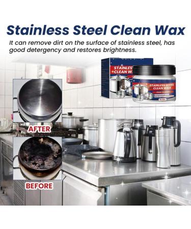 Magical Nano-Technology Stainless Steel Cleaning Paste Stainless Steel Clean Wax Rust Remover for Stainless Steel Cleaner and Polish for Surface Safe No Residue 1pc - Buy Online on GoSupps.com