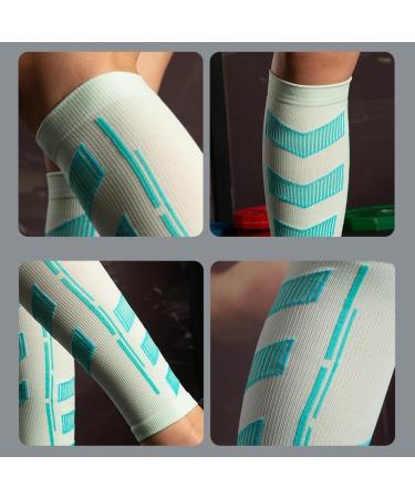 Calf Compression Sleeve | Pain Relief Leg Support for Running & Injury Recovery | L/XL Size A - Buy Online on GoSupps.com