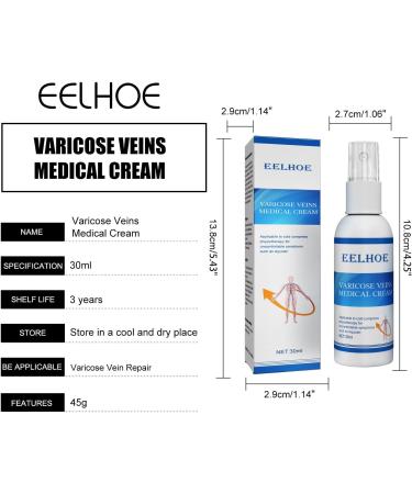 30ml Blood Vein Leg Relief Spray | Promote Circulation & Smooth Veins | Vasculitis Support | Foot Masks & Lipstick Remover | White One Size - Buy Online on GoSupps.com