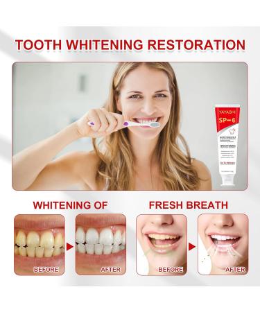 2Pcs Sp-6 Toothpaste Sp-6 Toothpaste Fresh Breath Sp-6 Probiotic Toothpaste Fresh Breath Complete Dental Care to Remove Teeth Whitening Stains(120g) - Buy Online on GoSupps.com