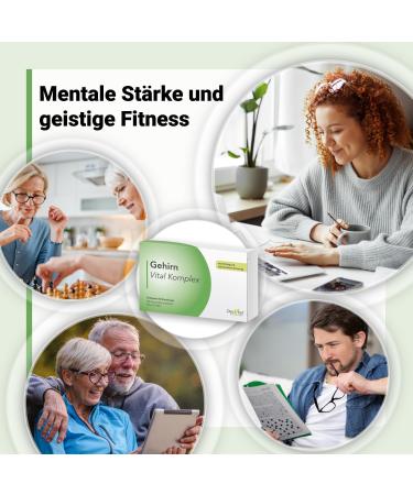Ginseng Ginkgo Brahmi Capsules - High-Dose Brain Vital Complex for Memory Focus & Concentration | Brain Booster | German Quality - Docvital  - Buy Online on GoSupps.com