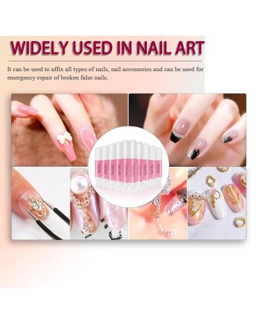 10 PCS Nail Glue Extra Strong for Press On Nails Long Lasting Fake Nail Flue for Acrylic Tips Quick Dry & No UV Light False Nail Glue for Nail Charms Rhinestones 2g*10 - Buy Online on GoSupps.com