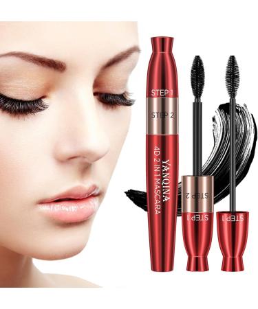 3 Black Mascara - Portable Silk Fiber Lash Mascara for Natural Lengthening and Thickening Effect Everyday Mascara for Fine Short Eyelash 3 Pcs Mascara - Buy Online on GoSupps.com