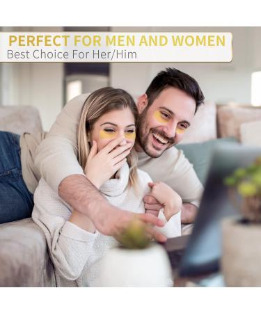 Buy 24K Gold Eye Cover - Anti-Aging Collagen & Hyaluronic Acid Treatment for Dark Circles & Wrinkles - Unisex - Buy Online on GoSupps.com