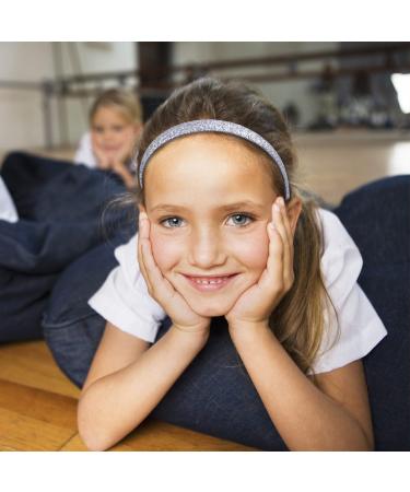 12 Colors Sparkle Headbands for Girls - WANYU LIFE Glitter No-Slip Hairbands - Buy Online on GoSupps.com