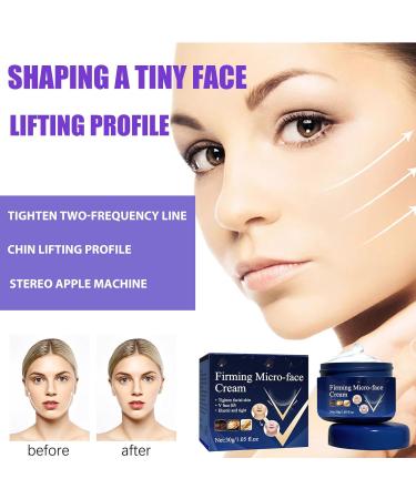 Firming Micro-face Cream V Face Firming Lifting Face Lift Cream Face Lifting Firming Cream Anti Wrinkle Skin Tightening Cream Lifting Cream for Face V Face Anti Age Face Cream - Buy Online on GoSupps.com