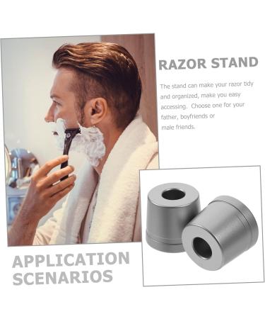 Subsofan 2-Piece Shaving Brush Stand & Holder - Premium Dry Stand for Men's Razors | Buy Internationally - Buy Online on GoSupps.com