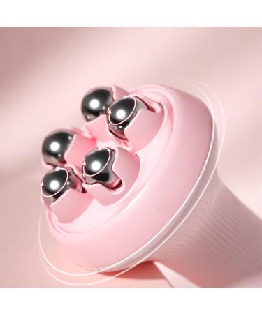 Muscle-Clamping Body Massage Brush - Relax Tired Muscles Tone Abs & Enhance Skin | Multifunctional Pink Brush for Legs Stomach Waist - Buy Online on GoSupps.com