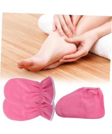 Healvian Moufles de Soin Paraffine pour Mains et Pieds 2 Pi ces Taille Unique Couverture Cire Rose Spa Nourrissant Hydratant pour Peau S che et Callosit s 30x16cm rose - Buy Online on GoSupps.com